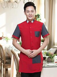 酒店服務(wù)員工作服短袖