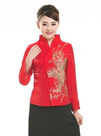 酒店工作服旗袍秋冬裝