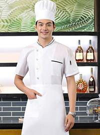 酒店短袖廚師服