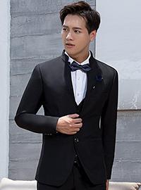 西服套裝男士修身立領(lǐng)