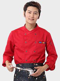 酒店夏季廚師工作服