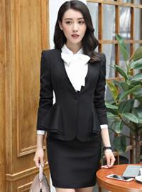 酒店前臺工作服三件套