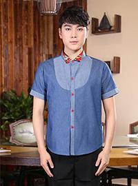 酒店工作服短袖裝