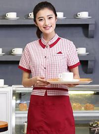 酒店服務(wù)員工作服短袖